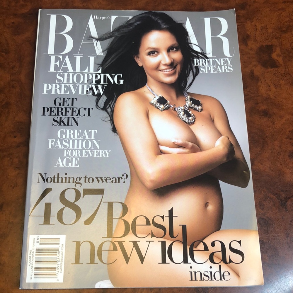 Harper’s Bazaar Magazine August 2006 Britney Spears Cover